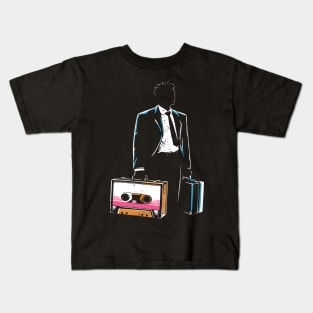 Cassette Tape Dad Retro Music Lover Kids T-Shirt